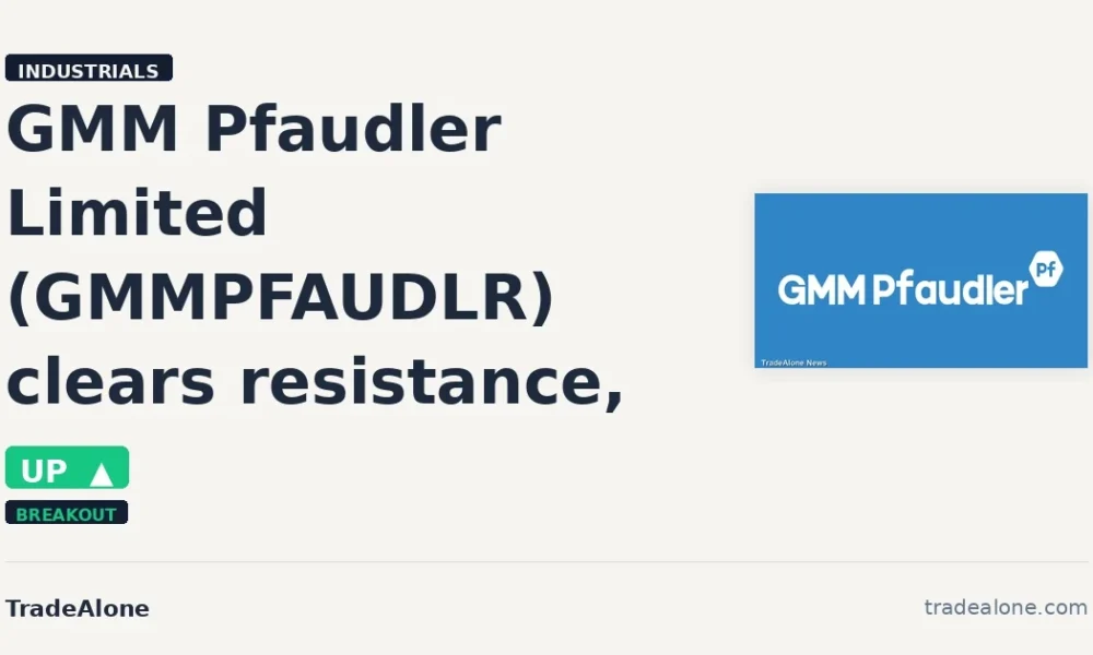 GMM Pfaudler Limited GMMPFAUDLR clears resistance