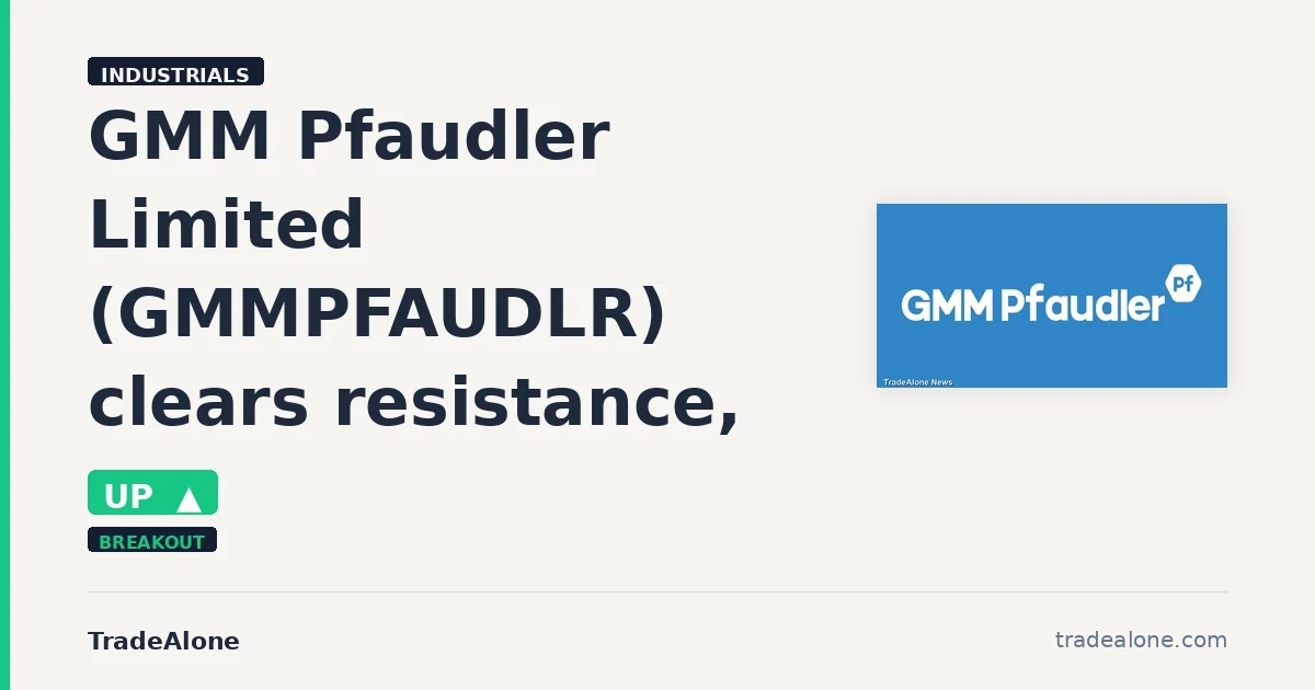 GMM Pfaudler Limited GMMPFAUDLR clears resistance