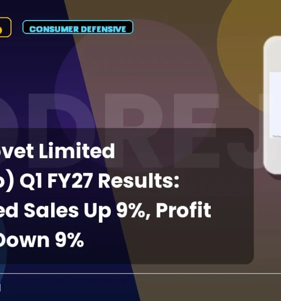 Godrej Agrovet Limited Godrejagro Q1 FY27 Results