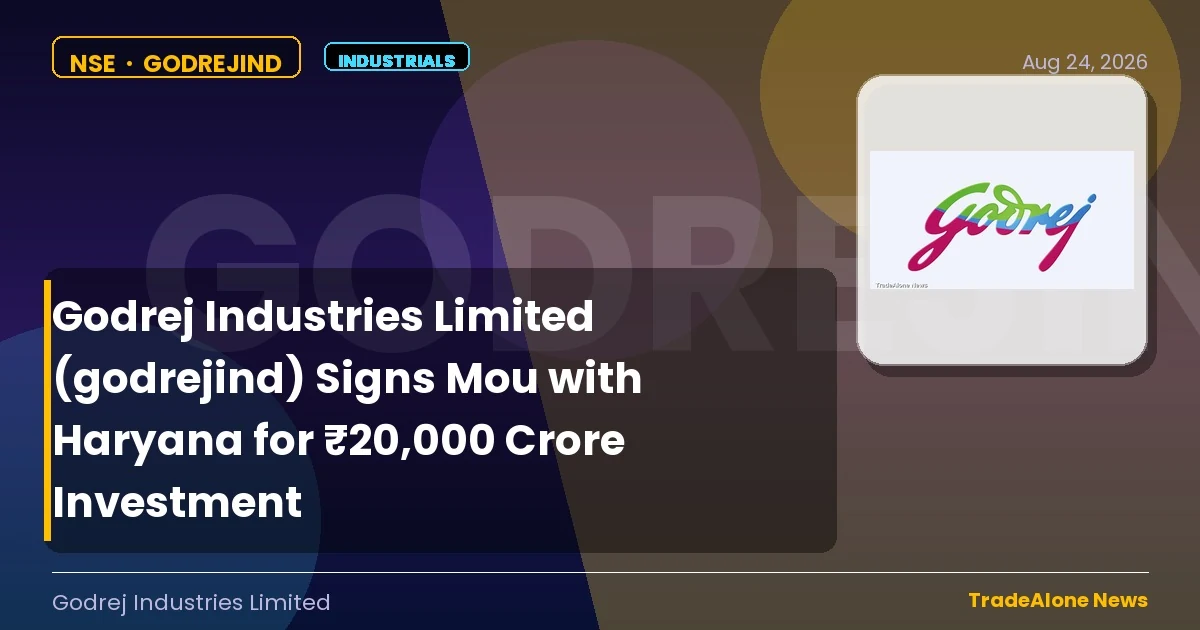 Godrej Industries Limited Godrejind ₹20,000 Crore Investment