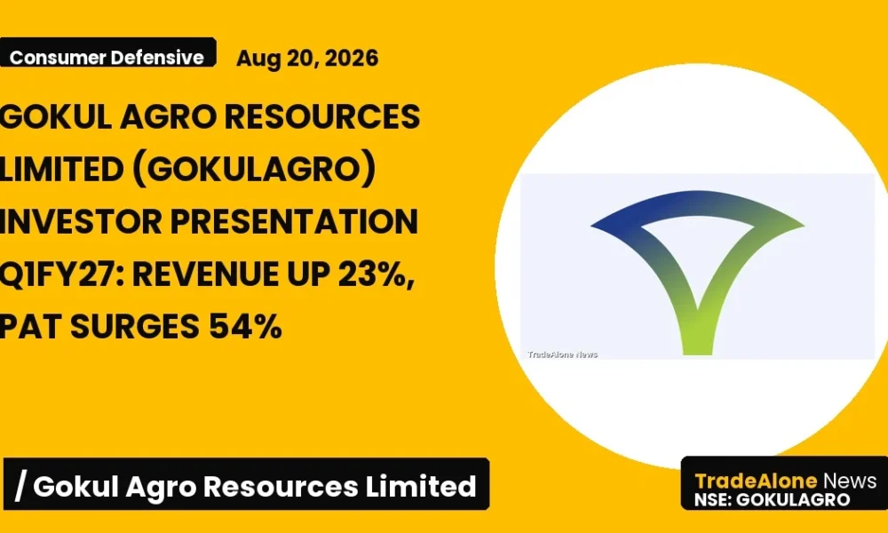 Gokul Agro Resources Limited Gokulagro Q1fy27 Results
