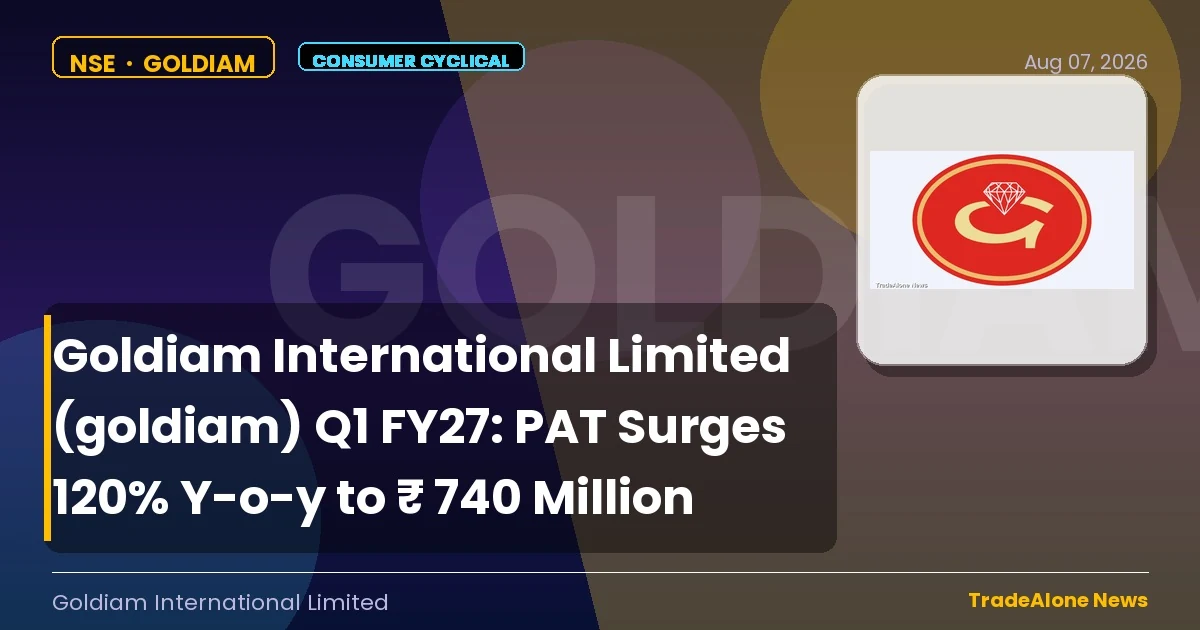 Goldiam International Limited Goldiam Q1 FY27 Results