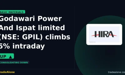 Godawari Power And Ispat limited GPIL intraday gain