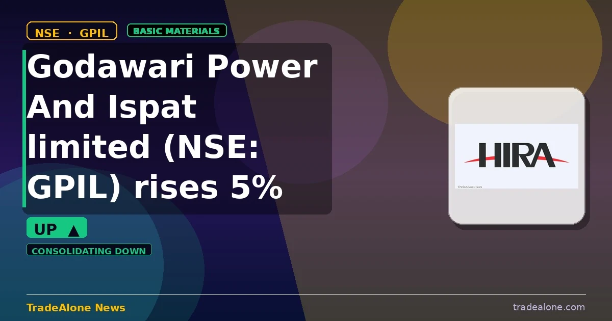 Godawari Power And Ispat limited GPIL intraday rise