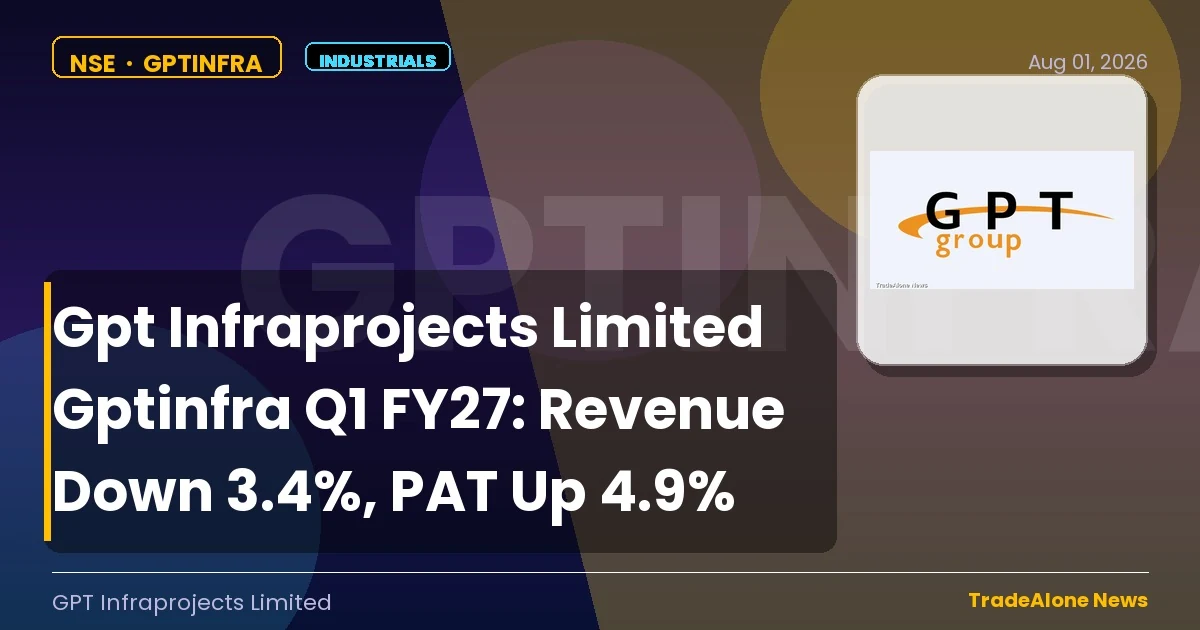 Gpt Infraprojects Limited Q1 FY27 Results