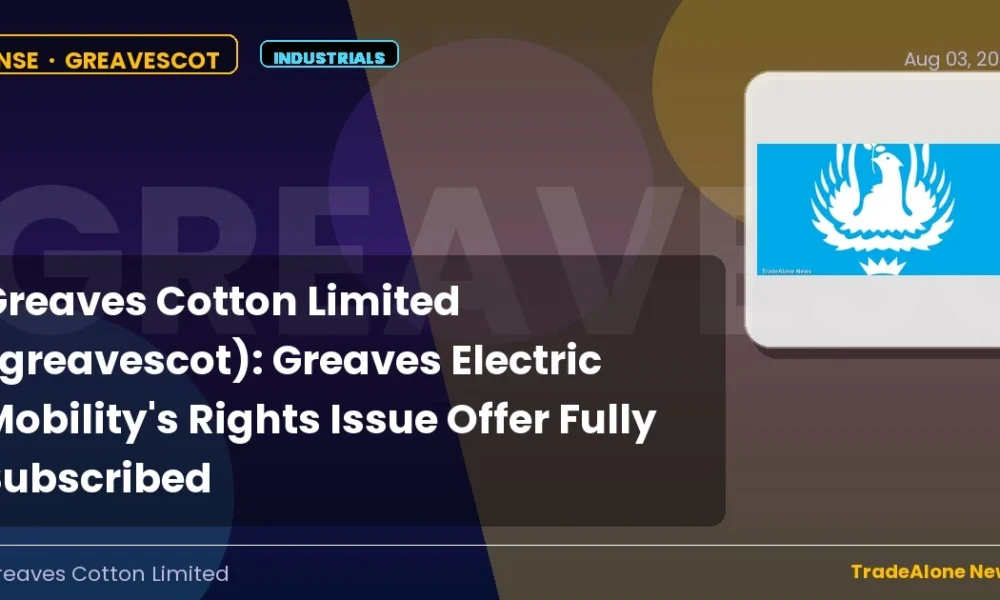 Greaves Cotton Limited Greavescot Q3 FY26 Rights Issue