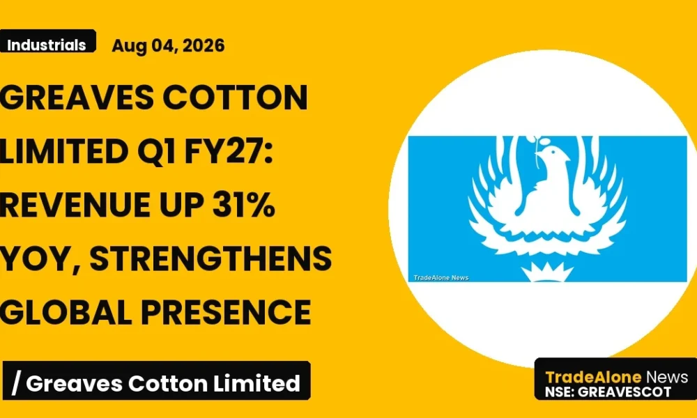 Greaves Cotton Limited Greavescot Q1 FY27 Results