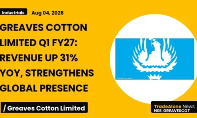 Greaves Cotton Limited Greavescot Q1 FY27 Results