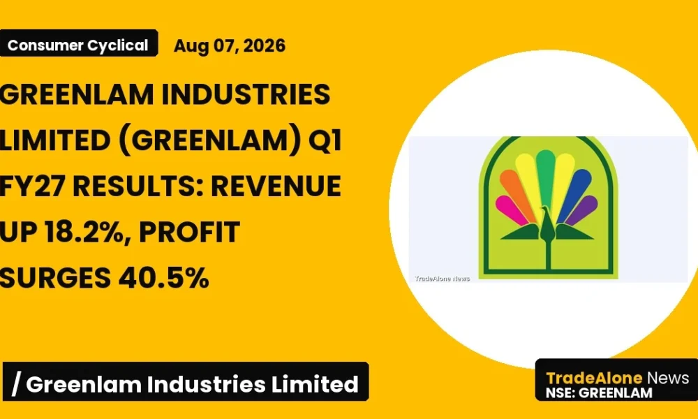 Greenlam Industries Limited Greenlam Q1 FY27 Results