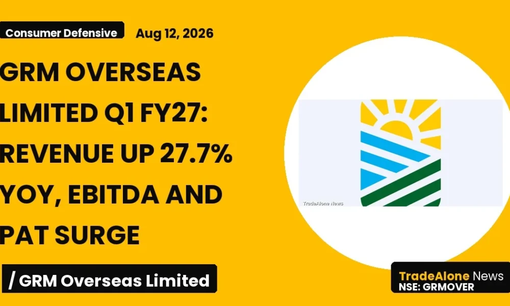 Grm Overseas Limited Grmover Q1 FY27 Results