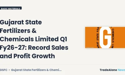 Gujarat State Fertilizers & Chemicals Limited Q1 Fy26-27 Results