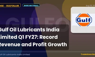 Gulf Oil Lubricants India Limited Gulfoillub Q1 FY27 Results