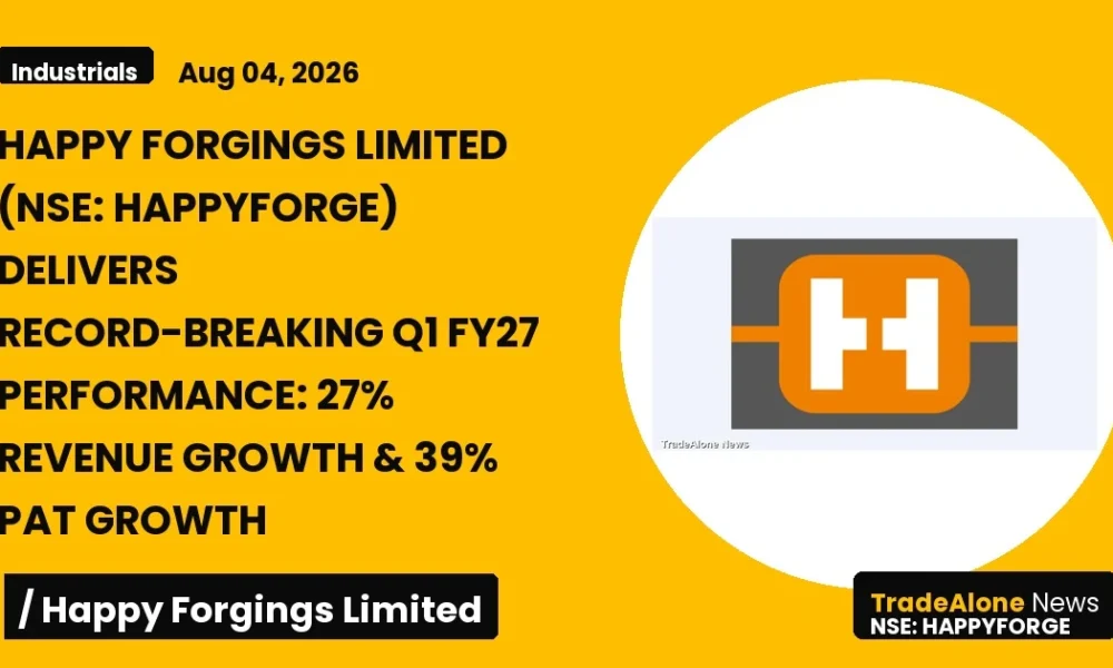Happy Forgings Limited Q1 FY27 Results: 27% Revenue Growth & 39% PAT Growth