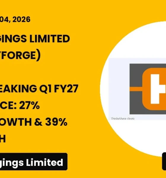 Happy Forgings Limited Q1 FY27 Results: 27% Revenue Growth & 39% PAT Growth