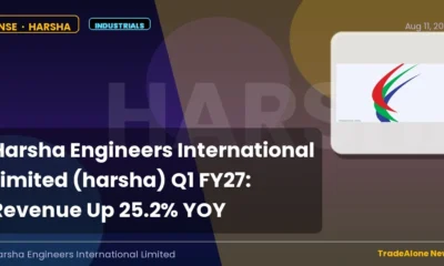 Harsha Engineers International Limited (harsha) Q1 FY27 Results