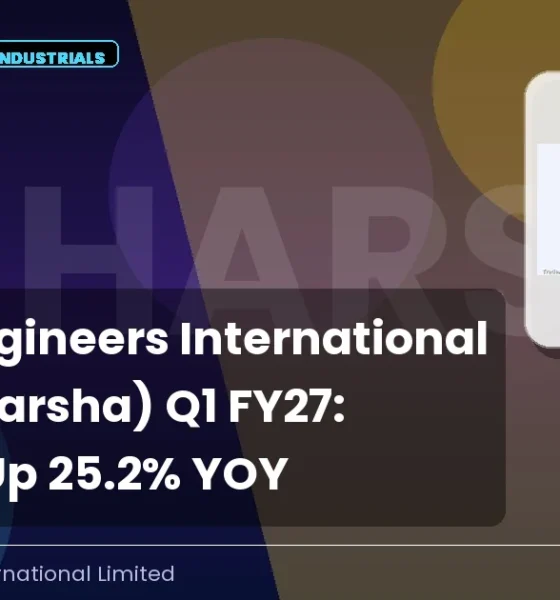 Harsha Engineers International Limited (harsha) Q1 FY27 Results