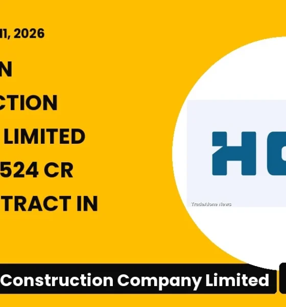 Hindustan Construction Company Limited Nse:hcc Secures ₹524 Cr NHPC Contract