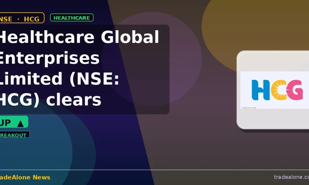 Healthcare Global Enterprises Limited NSE: HCG clears resistance
