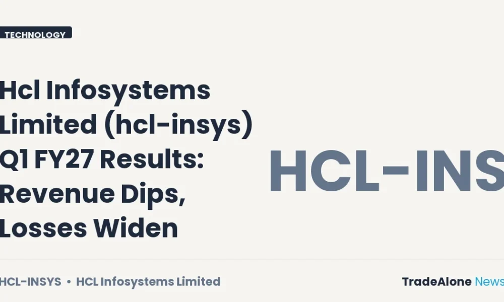 Hcl Infosystems Limited Hcl-insys Q1 FY27 Results