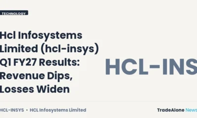 Hcl Infosystems Limited Hcl-insys Q1 FY27 Results
