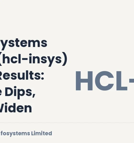 Hcl Infosystems Limited Hcl-insys Q1 FY27 Results
