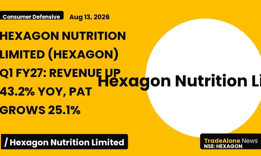 Hexagon Nutrition Limited Hexagon Q1 FY27 Results