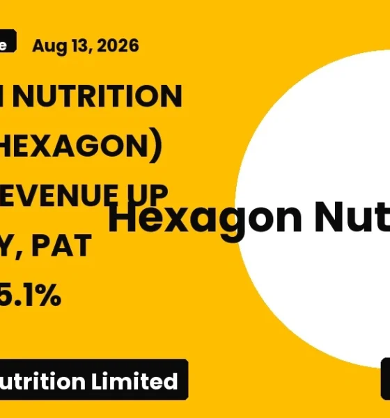 Hexagon Nutrition Limited Hexagon Q1 FY27 Results