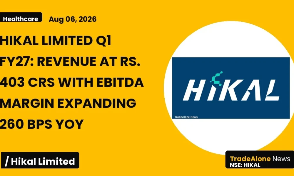 Hikal Limited HIKAL Q1 FY27 Results