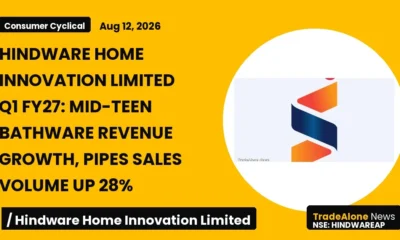 Hindware Home Innovation Limited Hindwareap Q1 FY27 Results