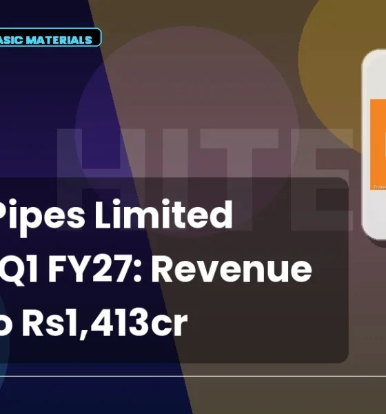 Hi-tech Pipes Limited (hitech) Q1 FY27 Revenue Growth