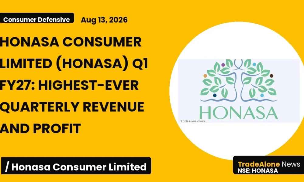 Honasa Consumer Limited Honasa Q1 FY27 Results