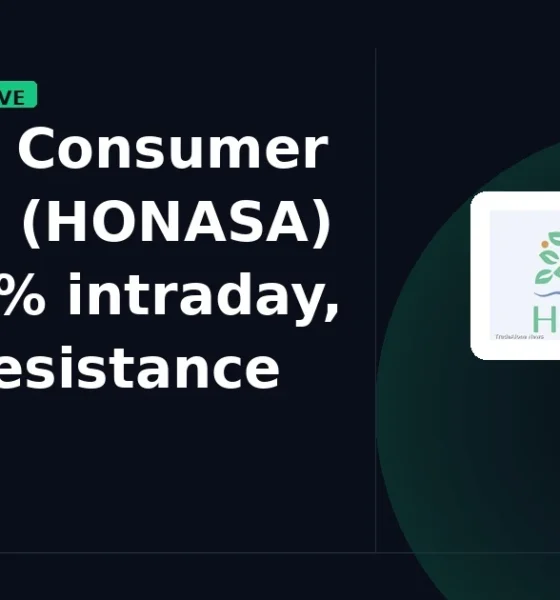Honasa Consumer Limited HONASA gains 5% intraday