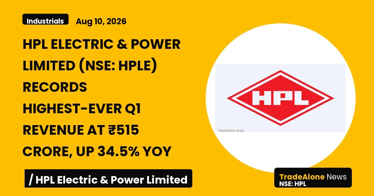 Hpl Electric & Power Limited Q1 FY27 Results