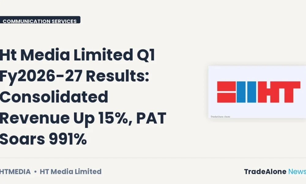 Ht Media Limited Q1 Fy2026-27 Results