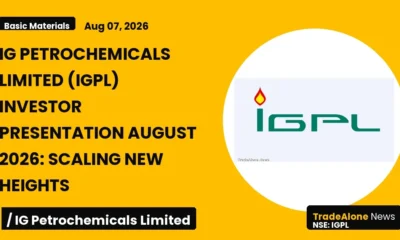 Ig Petrochemicals Limited IGPL Investor Presentation August 2026