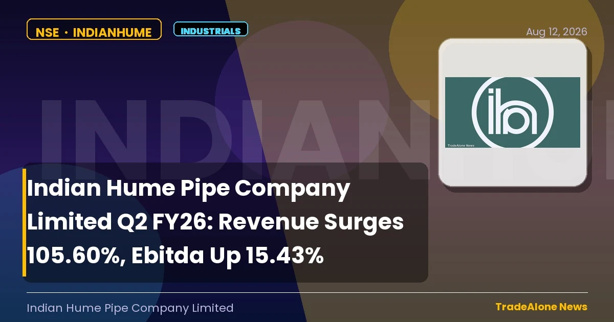 Indian Hume Pipe Company Limited Indianhume Q2 FY26 Results