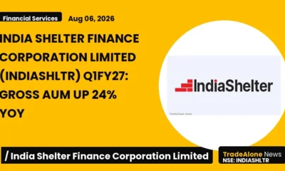 India Shelter Finance Corporation Limited Indiashltr Q1fy27 Results