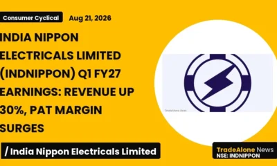 India Nippon Electricals Limited Indnippon Q1 FY27 Earnings