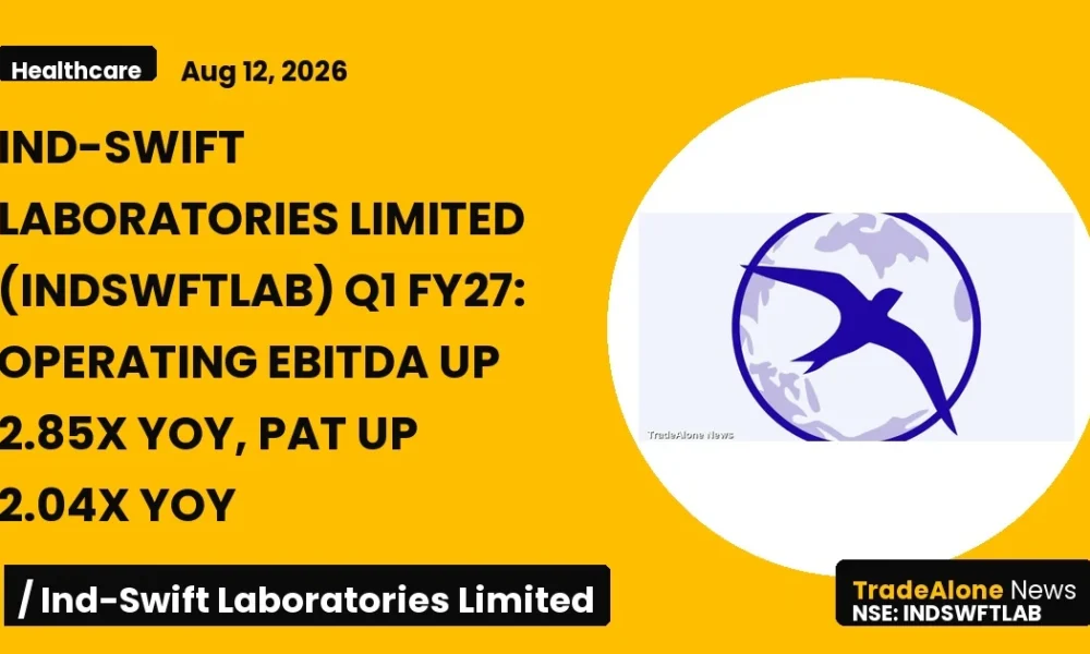 Ind-swift Laboratories Limited Indswftlab Q1 FY27 Results