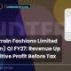 Indian Terrain Fashions Limited Indterrain Q1 FY27 Results: Revenue Up 18.8%, Positive Profit Before Tax