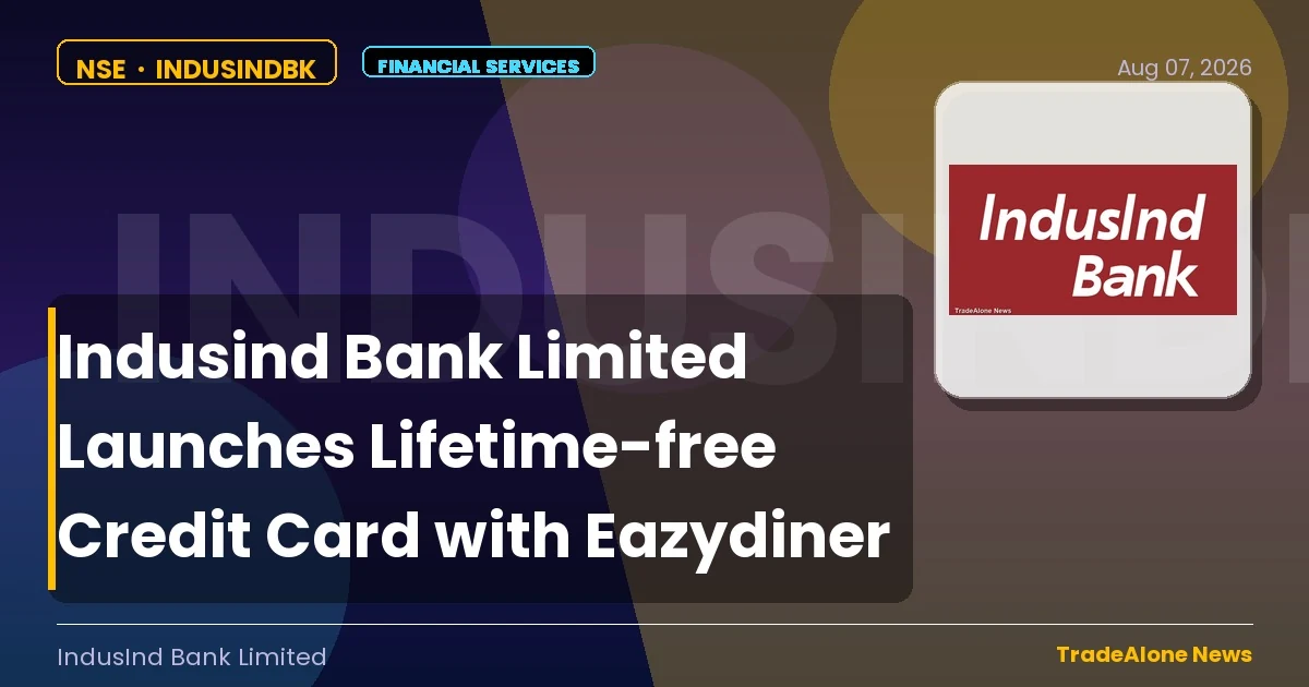Indusind Bank Indusindbk Lifetime-free Credit Card Launch