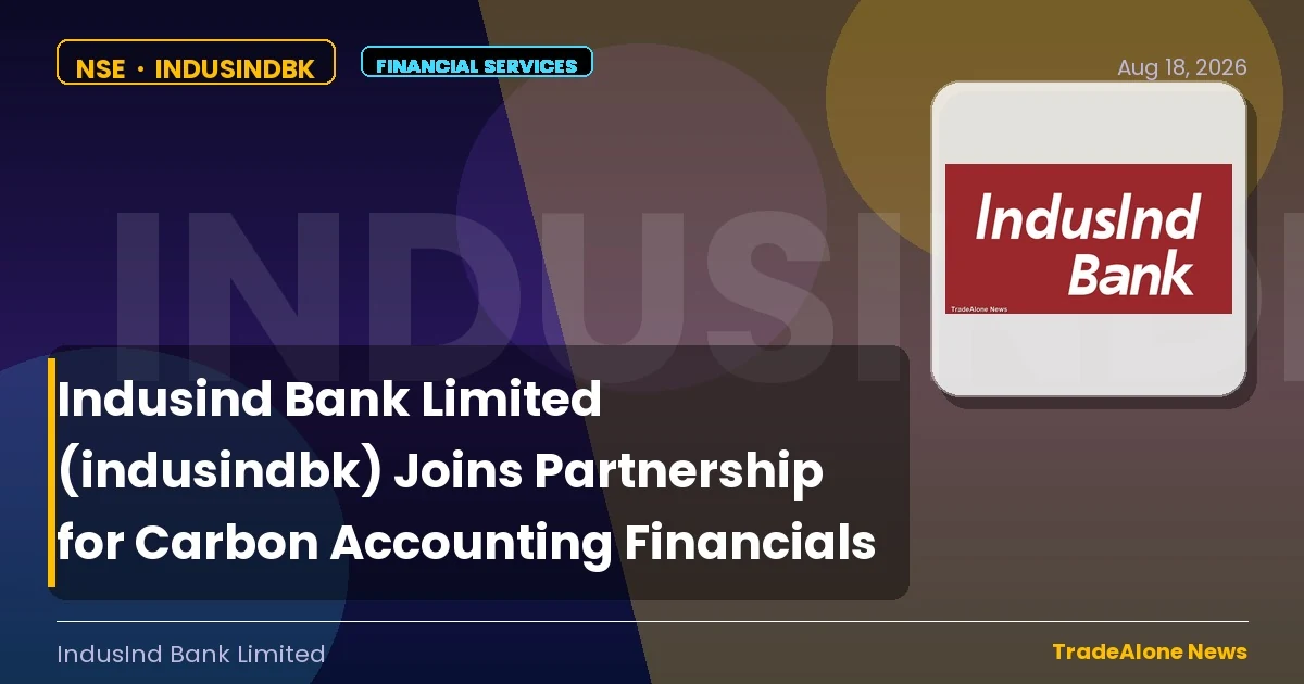 Indusind Bank Limited Indusindbk Partnership for Carbon Accounting