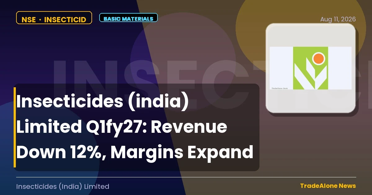 Insecticides (india) Limited Q1fy27 Results