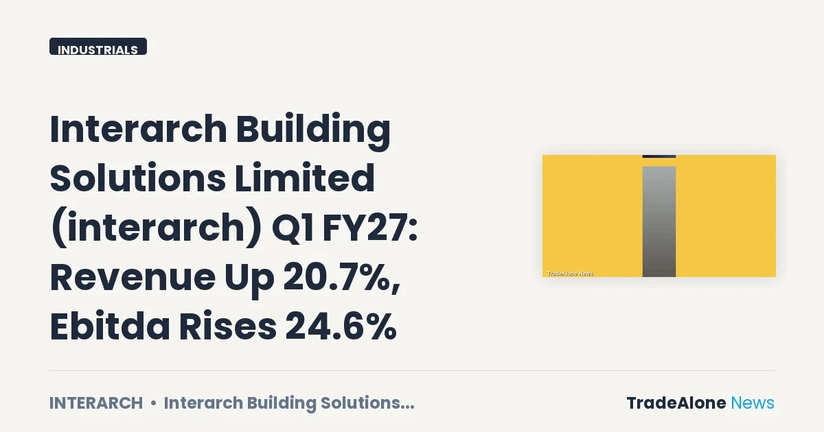 Interarch Building Solutions Limited NSE Interarch Q1 FY27 Results