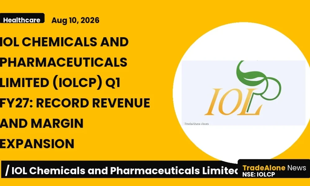 Iol Chemicals and Pharmaceuticals Limited IOLCP Q1 FY27 Results