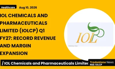 Iol Chemicals and Pharmaceuticals Limited IOLCP Q1 FY27 Results