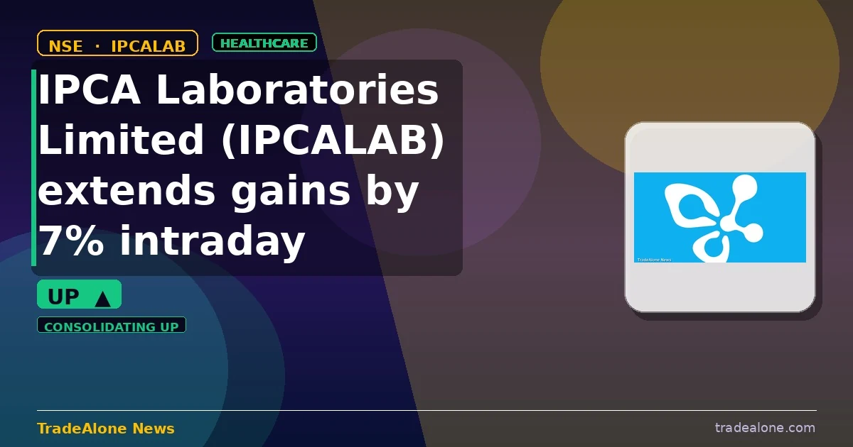 IPCA Laboratories Limited IPCALAB extends gains
