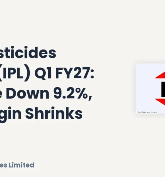 India Pesticides Limited IPL Q1 FY27 Results