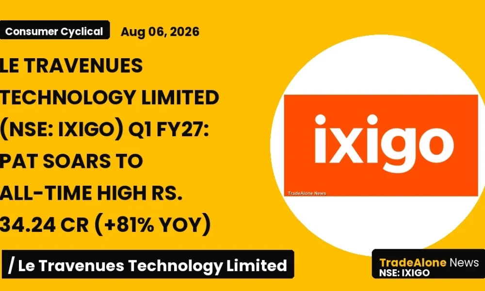 Le Travenues Technology Limited Q1 FY27 Results
