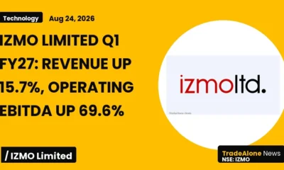 Izmo Limited NSE Q1 FY27 Results
